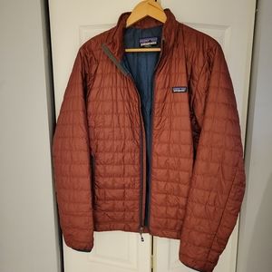 Medium Patagonia Nano Puff Jacket in Sequoia Red
